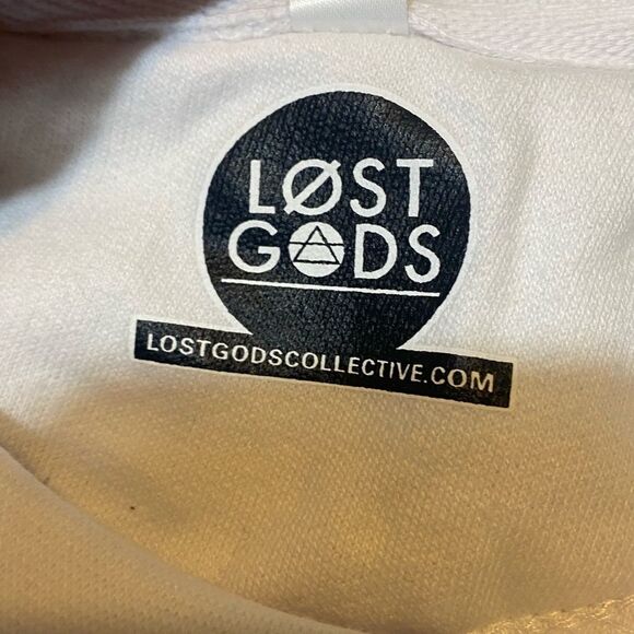 "Keep it Simple" Snowy Mountain Sunset Sketch Fleece Sweatshirt NWOT - Picture 5 of 7